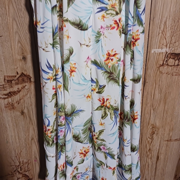 Francescas Maddyx by Mi ami Tropical Floral Hawiian Maxi Dress Size Small - Picture 7 of 14